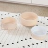 Waggo Simple Solid Dog Bowl and Dog Bowl Stand -