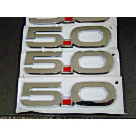 Factory/OEM NEW 2005 FORD MUSTANG 5.0 VARIANT FENDER EMBLEM L/R OM/OEM