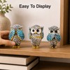 3-Piece Resin Owl Figurine Set – See Hear Speak No