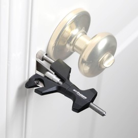 Stinger Starship Travel Door Lock, Heavy Duty Portable Door Lock for Additional Security and Privacy, w/Car Emergency Tools: Seatbelt Cutter, Window Breaker