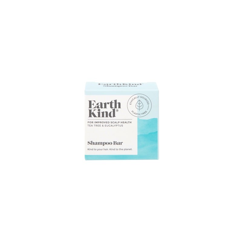 EarthKind Tea Tree & Eucalyptus Shampoo Bar for Improved Scalp