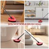 Scrub Brush, 2 Pcs Spin Mop Scrub Brush Head Compatible