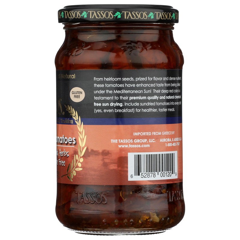 TASSOS Sundried Tomatoes, 12 OZ