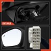 A-Premium Driver Side Power Door Mirror - Compatible with Honda