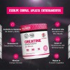 Creatina Mujer 5000mg Colágeno Bovino Bcaa Recuperación Sin Sabor