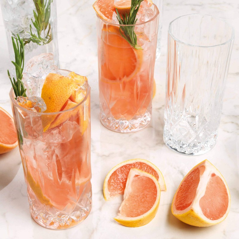 RCR Opera Luxion Crystal Hi-Ball Glasses, Set of 6, 14
