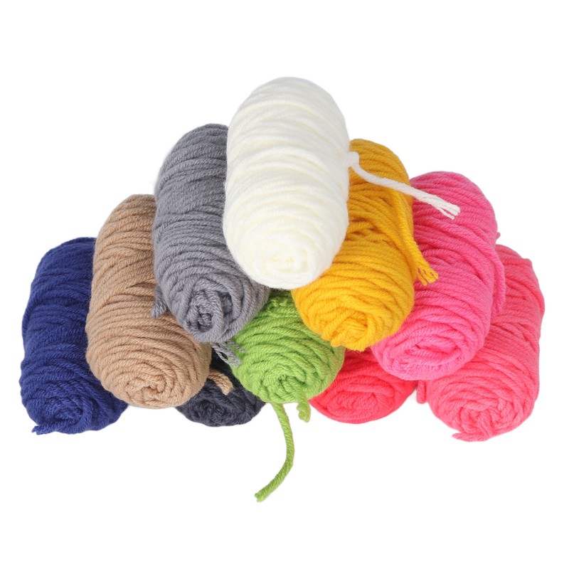 Pompom Maker 4 Different Sizes Easy Operation Plastic Pom Maker