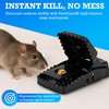 PestGuardX Mouse Traps Indoor - 6-Pack Reusable, Sanitary Snap Traps