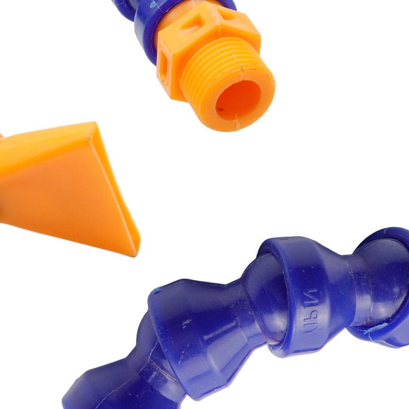 Rannb 1/2" Thread Water Oil Coolant Hose Pipe Adjustable Coolant