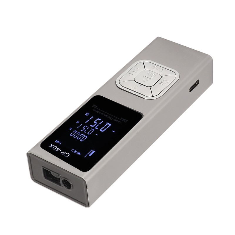 Handheld Laser Distance Meter Aluminium Alloy High Accuracy M Ft