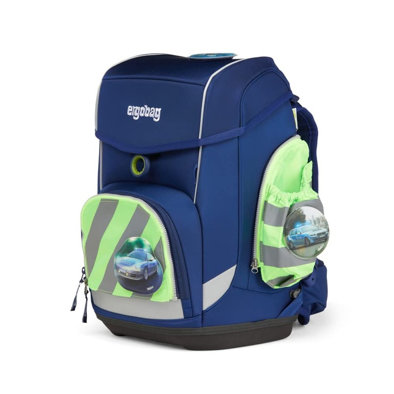 ergobag Side pockets zip set with reflective strips, safety set
