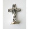 Pope Francis 2-3/4" Good Sheppard Cross Stand (Vedele)