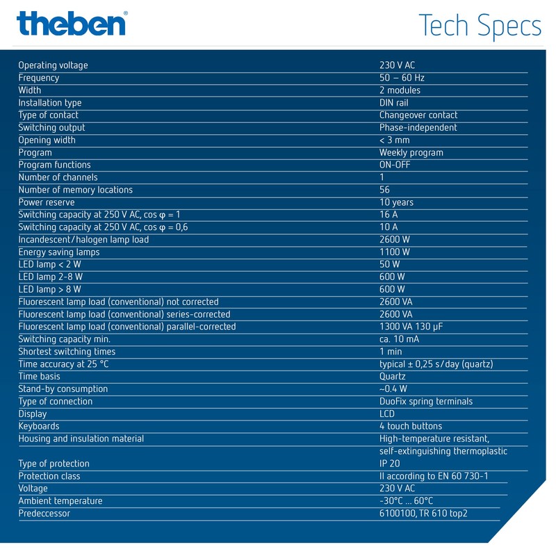 Theben TR Timer, 6100130