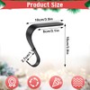 KEYIDO Christmas Stocking Holders for Fireplace Stocking Hangers Weighted Christmas