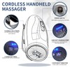 Loarysk Cordless Handheld Massage,Professional Barber Cordless Handheld Massager,5-Speed Adjustment Button,5massage