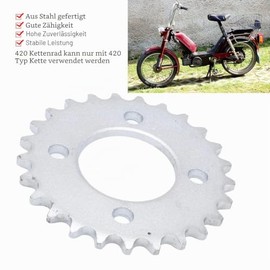 2 pieces motorcycle rear chain wheel 420 chain 25 teeth 48 mm | Rear Wheel Sprockets Steel Sprocket Rear Motorcycle Replacement Accessories for Karts Motorcycles Atvs