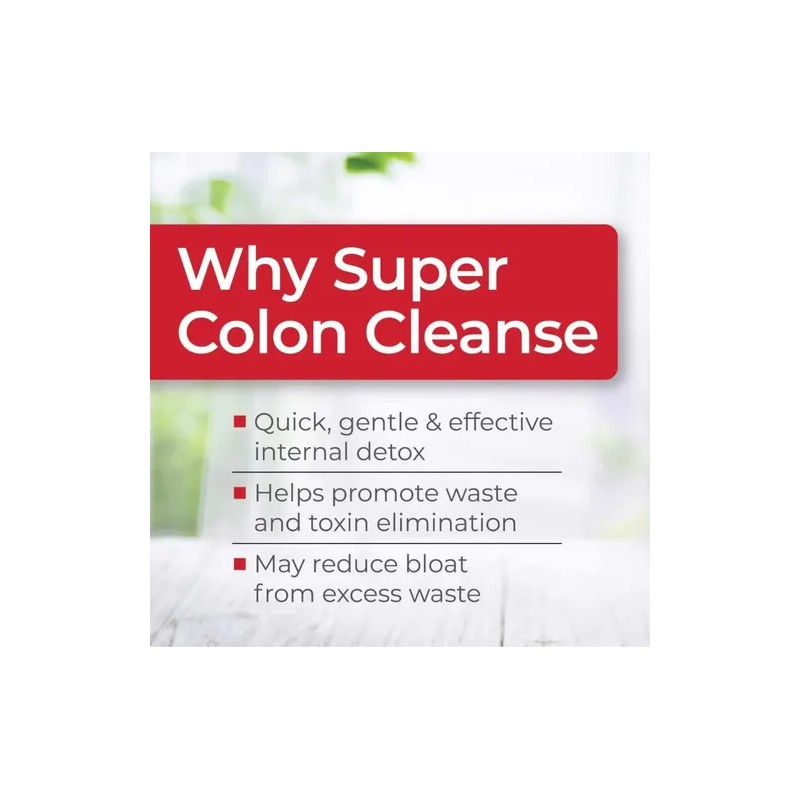 Limpieza De Colon Desintoxicación (120 Cápsulas) Digestión Sin Sabor