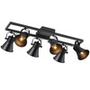 Modern Kitchen Track Lighting Fixtures Ceiling,Black 6 Light Track Lighting