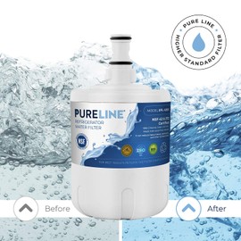 Pureline 8171413, Replacement for Whirlpool 8171413, Everydrop EDR8D1, Kenmore 9002, Refrigerator Water Filter - Reduces Bad Taste & Odor