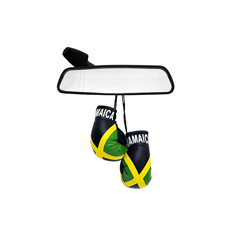 Jamaican Flag Mini Boxing Gloves for the Car or Home