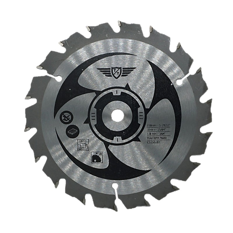 2 hojas de sierra Topstools CS15018T_2 de 150 mm 18T