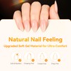 Makartt Short Almond Nail Tips for Gel Nails, Pack of