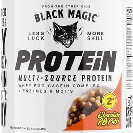 Black Magic Multi Source Protein with Whey Isolate and Casein - Flavor: Chocolate PB Puffs