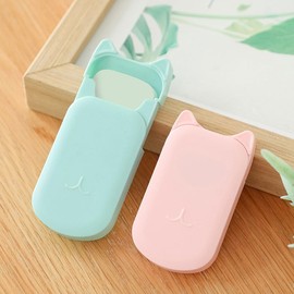 2 Box Disposable Soap Paper Mini Portable Travel Soap Paper Sheets Foaming Hand Washing Bath Scented Paper for Indoor Outdoor Travel Camping Hiking