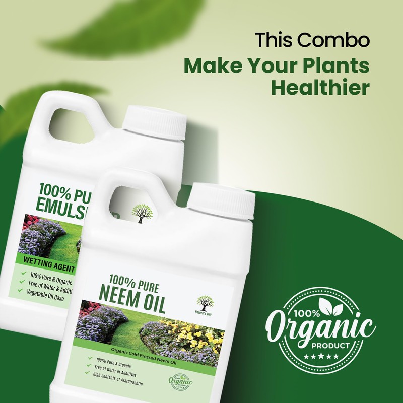 Nature’s Will Combo Pack | 100% Pure Cold-Pressed Neem Oil