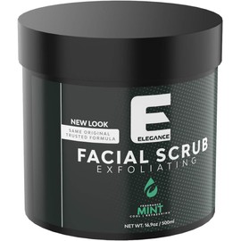 ELEGANCE GEL Facial Scrub, Mint Fresh, 16.9 Fl Oz