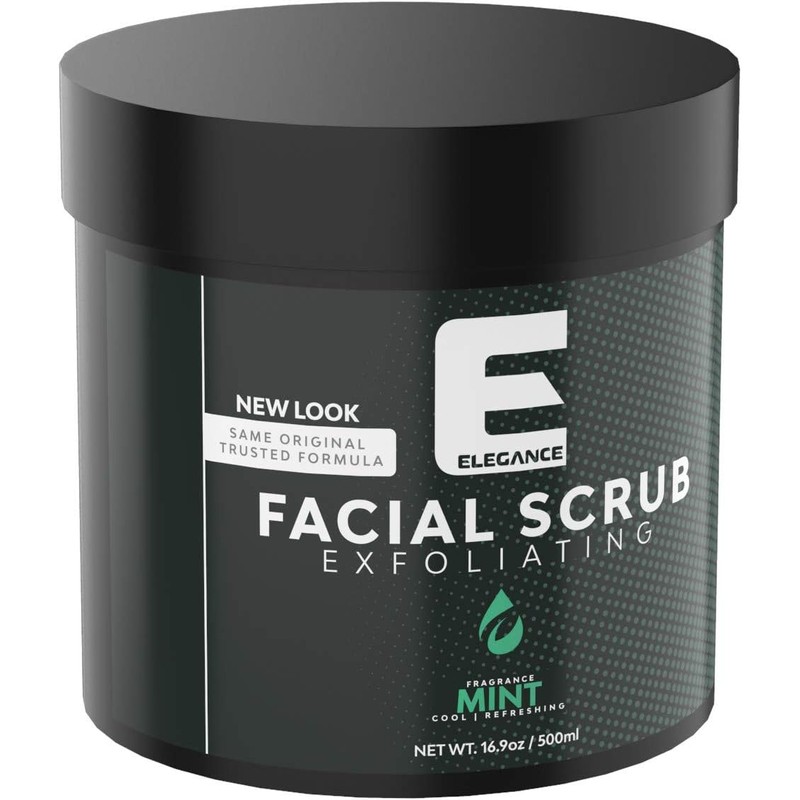ELEGANCE GEL Facial Scrub, Mint Fresh, 16.9 Fl Oz