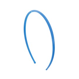 Thin Plastic Headband - Set of 8-Blue