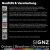 signz SIGNZ Schnellhefter DIN A4, stabil, 11 Stück, grau, transparenter