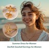 Summer Dress for Women Starfish Seashell Earrings for Women Beach