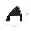 Car Boot Panel Cover Carbon Fibre Sticker Trim Compatible with