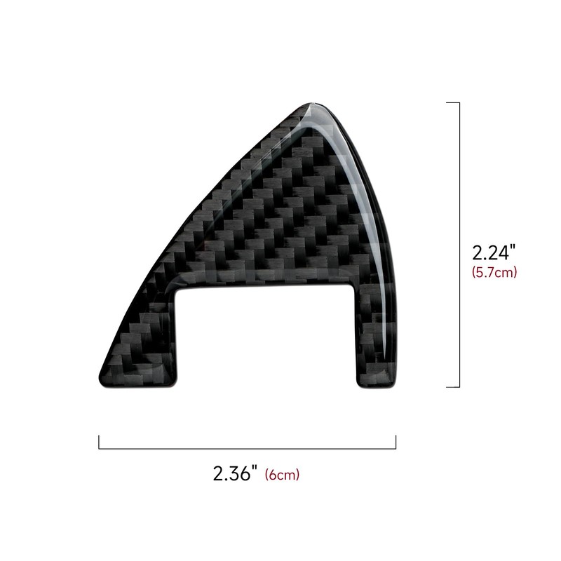 Car Boot Panel Cover Carbon Fibre Sticker Trim Compatible with