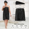 GOSCHE Towel Wrap for Women Plus Size (XXL-XXXXL) with Hair