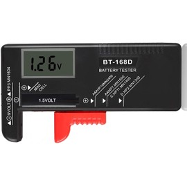 Digital Battery Tester Volt Checker for AA AAA C D 9V 1.5V Button Cell BT-168D LCD Display