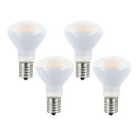 Greeogin E17 R14 LED Bulb, 4W (40W Equivalent) Mini Reflector Floodlight Light Bulb, E17 Intermediate Base, Soft White 3000K, 400 Lumens, Non-Dimmable, Pack of 4