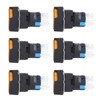 25Pcs Squares Push Button Switch 8 Pin Self Locking Switches