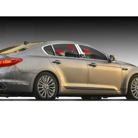 MaxMate Made in USA! Compatible with 2015-2017 Kia K900 6PC Stainless Steel Chrome Pillar Post Trim