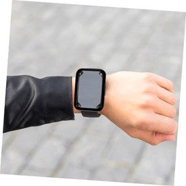 Operitacx 2Pcs TPU Watch Protective Case for Watch Fit White Black Bumper Shell Durable Easy to Install Smartwatch Accessory All Around Protection for Your Device