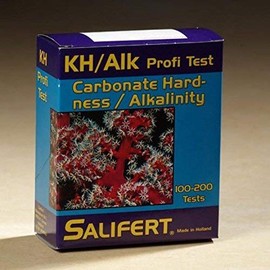 Salifert Carbonate Hardness & Alkalinity (Kh/Alk) Test Kit, 100-200 Tests