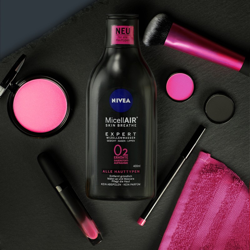 NIVEA MicellAIR Skin Breathe Mizellenwasser Expert, 400 ml