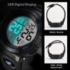 Mens Digital Watch, Mens Sports Military Watches Waterproof Outdoor Chronograph