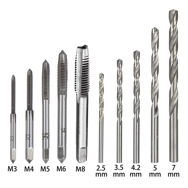 Saipor Tap Handle T-Shaped Ratchet Tap Holder M3-M8 with Screw