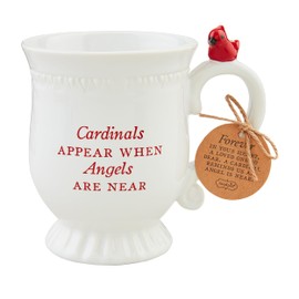 Mud Pie Cardinal Mug; 13 oz