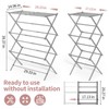 APEXCHASER Clothes Drying Rack, 3-Tier Laundry Drying Rack for Clothes,
