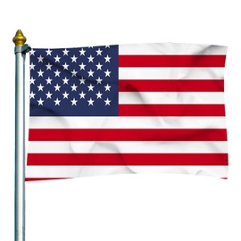 DELAYNOMORE77 American US Flag United States National Flag Polyester Fiber 3x5 Feet Bright Colors And Anti-ultraviolet Fade Indoor Outdoor Banner