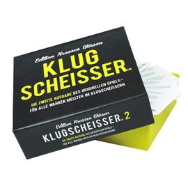 Monsterzeug Card Game Klugscheißer, Edition Krasses Knowledge with 300 Questions for Party and Game Evenings, Board Game for 2 People